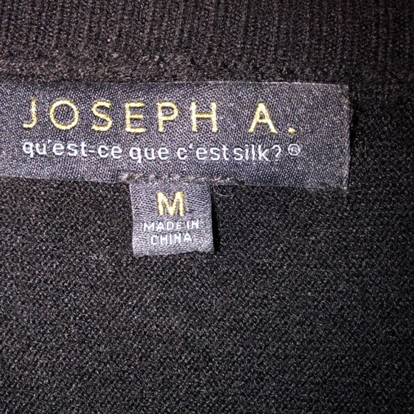 JOSEPH A. Oversized black v-neck - Picture 2 of 4